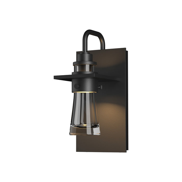 Erlenmeyer Small Outdoor Sconce in Coastal Black - 307710-SKT-80-ZM0343 by Hubbardton Forge