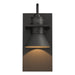 Erlenmeyer Dark Sky Friendly Outdoor Sconce in Coastal Oil Rubbed Bronze with Coastal Natural Iron Accent - 307716-SKT-14-20 by Hubbardton Forge