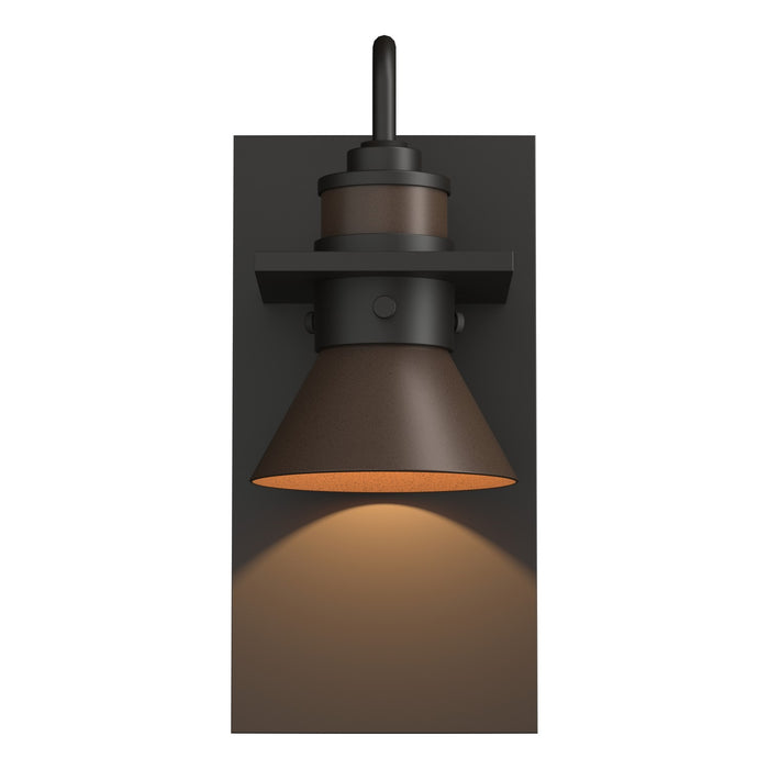 Erlenmeyer Dark Sky Friendly Outdoor Sconce in Coastal Oil Rubbed Bronze with Coastal Bronze Accent - 307716-SKT-14-75 by Hubbardton Forge