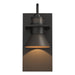 Erlenmeyer Dark Sky Friendly Outdoor Sconce in Coastal Oil Rubbed Bronze with Coastal Dark Smoke Accent - 307716-SKT-14-77 by Hubbardton Forge