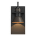 Erlenmeyer Dark Sky Friendly Outdoor Sconce in Coastal Black with Coastal Dark Smoke Accent - 307716-SKT-80-77 by Hubbardton Forge