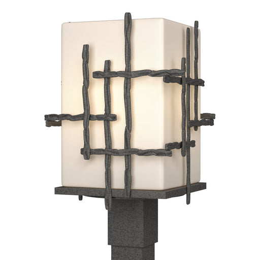 Tura Outdoor Post Light in Coastal Natural Iron - 342023-SKT-20-GG0084 by Hubbardton Forge