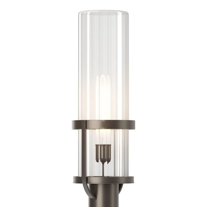 Alcove Outdoor Post Light in Coastal Dark Smoke - 342025-SKT-77-ZM0745 by Hubbardton Forge