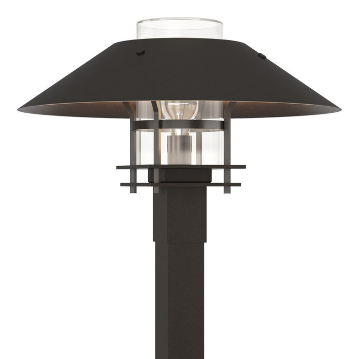 Henry Outdoor Post Light in Coastal Oil Rubbed Bronze with Coastal Oil Rubbed Bronze Accent - 344227-SKT-14-14-ZM0026 by Hubbardton Forge