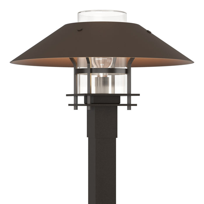 Henry Outdoor Post Light in Coastal Oil Rubbed Bronze with Coastal Bronze Accent - 344227-SKT-14-75-ZM0026 by Hubbardton Forge