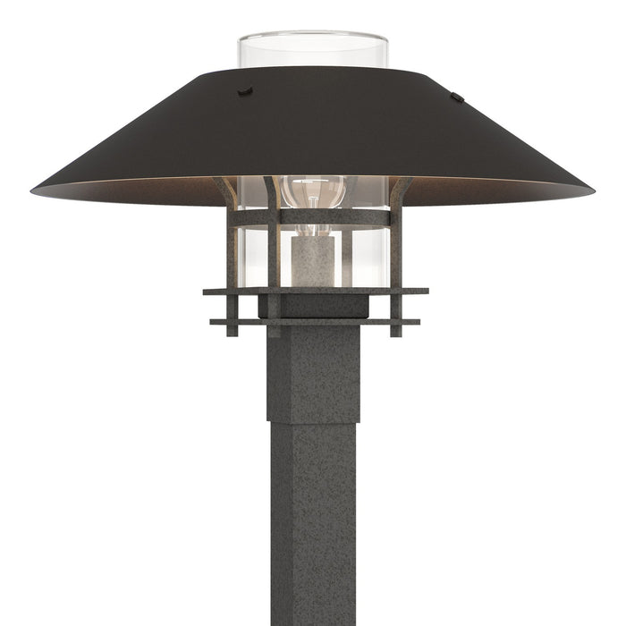 Henry Outdoor Post Light in Coastal Natural Iron with Coastal Oil Rubbed Bronze Accent - 344227-SKT-20-14-ZM0026 by Hubbardton Forge