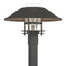 Henry Outdoor Post Light in Coastal Natural Iron with Coastal Natural Iron Accent - 344227-SKT-20-20-ZM0026 by Hubbardton Forge