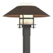 Henry Outdoor Post Light in Coastal Natural Iron with Coastal Bronze Accent - 344227-SKT-20-75-GG0026 by Hubbardton Forge