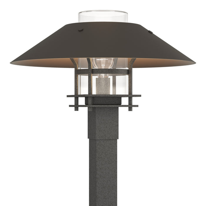 Henry Outdoor Post Light in Coastal Natural Iron with Coastal Dark Smoke Accent - 344227-SKT-20-77-ZM0026 by Hubbardton Forge