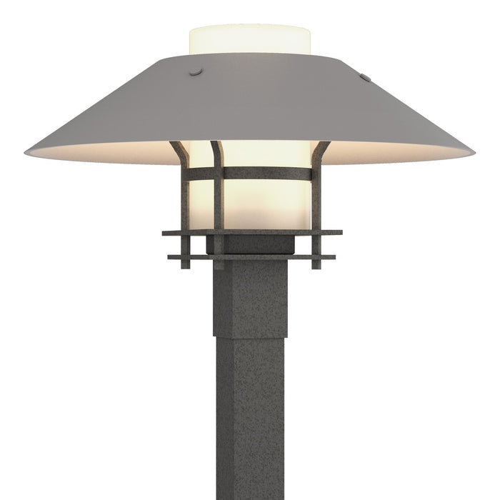 Henry Outdoor Post Light in Coastal Natural Iron with Coastal Burnished Steel Accent - 344227-SKT-20-78-GG0026 by Hubbardton Forge