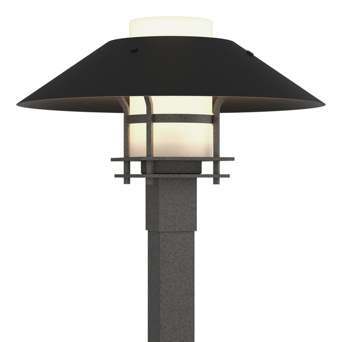 Henry Outdoor Post Light in Coastal Natural Iron with Coastal Black Accent - 344227-SKT-20-80-GG0026 by Hubbardton Forge