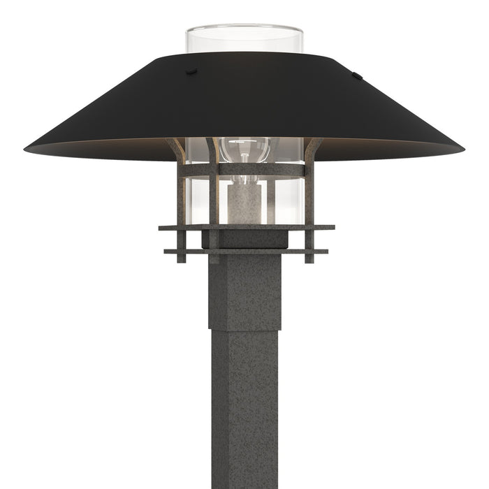 Henry Outdoor Post Light in Coastal Natural Iron with Coastal Black Accent - 344227-SKT-20-80-ZM0026 by Hubbardton Forge