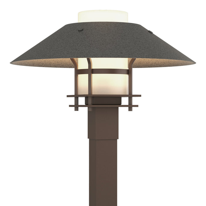 Henry Outdoor Post Light in Coastal Bronze with Coastal Natural Iron Accent - 344227-SKT-75-20-GG0026 by Hubbardton Forge