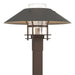 Henry Outdoor Post Light in Coastal Bronze with Coastal Natural Iron Accent - 344227-SKT-75-20-ZM0026 by Hubbardton Forge