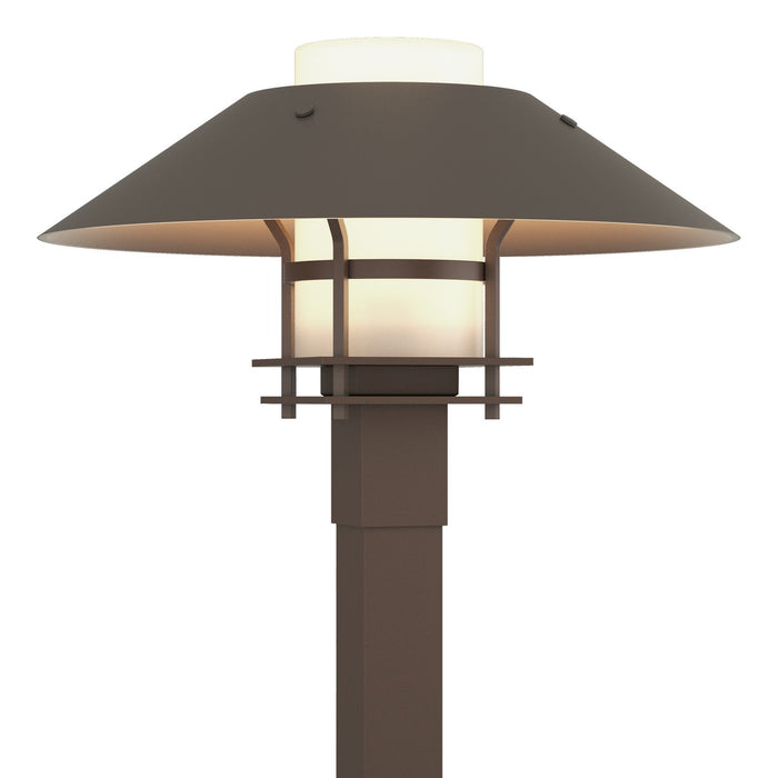 Henry Outdoor Post Light in Coastal Bronze with Coastal Dark Smoke Accent - 344227-SKT-75-77-GG0026 by Hubbardton Forge