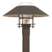 Henry Outdoor Post Light in Coastal Bronze with Coastal Dark Smoke Accent - 344227-SKT-75-77-ZM0026 by Hubbardton Forge