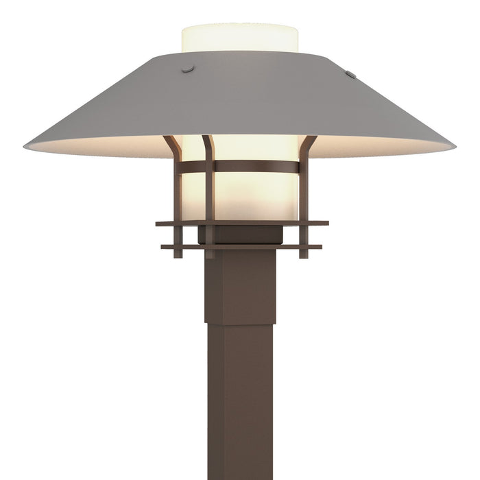 Henry Outdoor Post Light in Coastal Bronze with Coastal Burnished Steel Accent - 344227-SKT-75-78-GG0026 by Hubbardton Forge