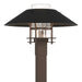 Henry Outdoor Post Light in Coastal Bronze with Coastal Black Accent - 344227-SKT-75-80-ZM0026 by Hubbardton Forge