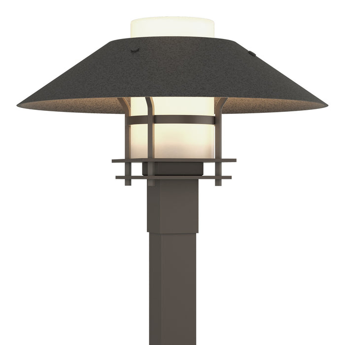 Henry Outdoor Post Light in Coastal Dark Smoke with Coastal Natural Iron Accent - 344227-SKT-77-20-GG0026 by Hubbardton Forge