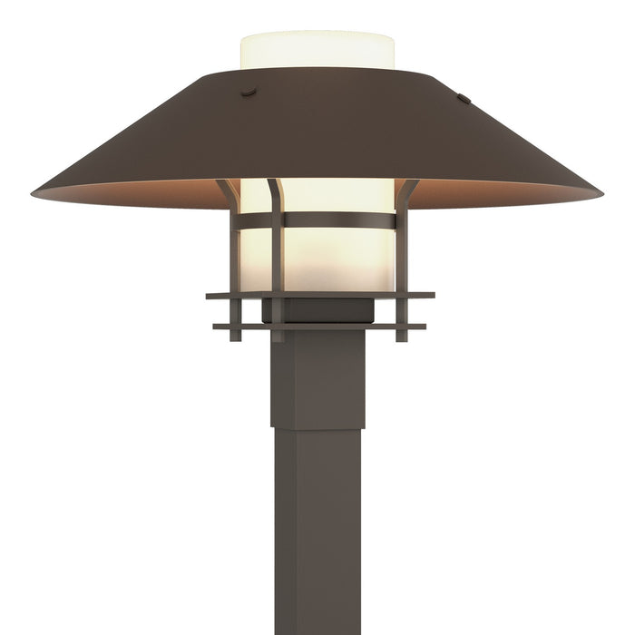 Henry Outdoor Post Light in Coastal Dark Smoke with Coastal Bronze Accent - 344227-SKT-77-75-GG0026 by Hubbardton Forge