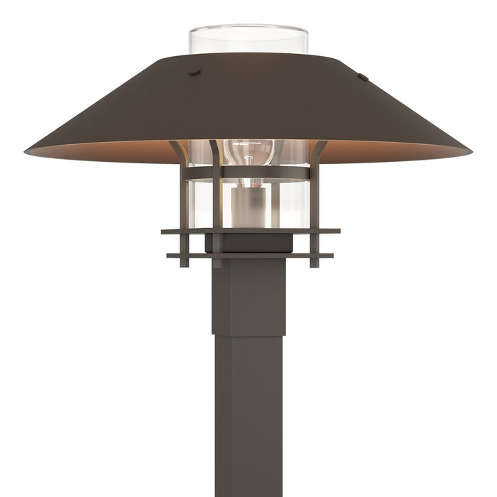 Henry Outdoor Post Light in Coastal Dark Smoke with Coastal Bronze Accent - 344227-SKT-77-75-ZM0026 by Hubbardton Forge