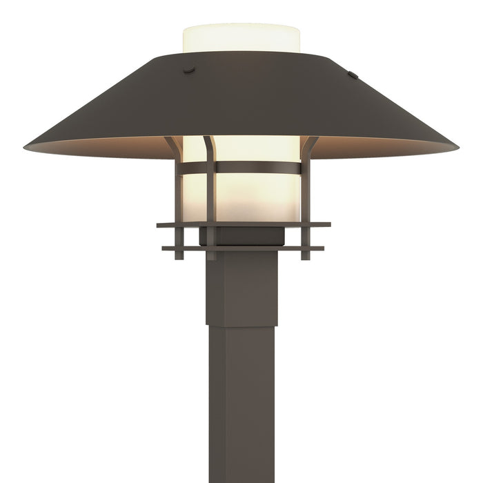 Henry Outdoor Post Light in Coastal Dark Smoke with Coastal Dark Smoke Accent - 344227-SKT-77-77-GG0026 by Hubbardton Forge