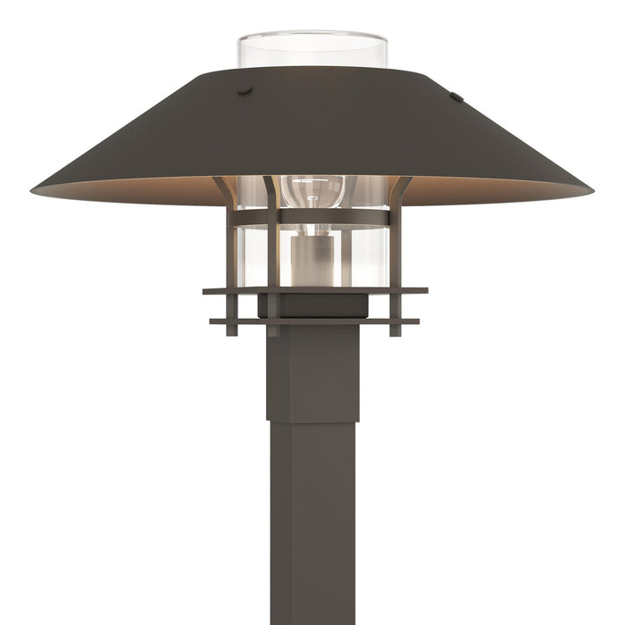 Henry Outdoor Post Light in Coastal Dark Smoke with Coastal Dark Smoke Accent - 344227-SKT-77-77-ZM0026 by Hubbardton Forge