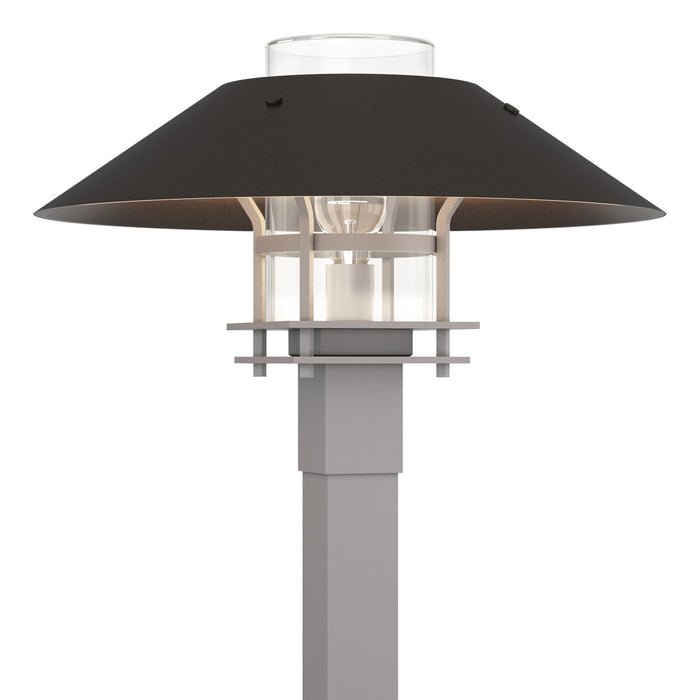 Henry Outdoor Post Light in Coastal Burnished Steel with Coastal Oil Rubbed Bronze Accent - 344227-SKT-78-14-ZM0026 by Hubbardton Forge