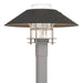 Henry Outdoor Post Light in Coastal Burnished Steel with Coastal Natural Iron Accent - 344227-SKT-78-20-ZM0026 by Hubbardton Forge