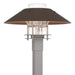 Henry Outdoor Post Light in Coastal Burnished Steel with Coastal Bronze Accent - 344227-SKT-78-75-ZM0026 by Hubbardton Forge