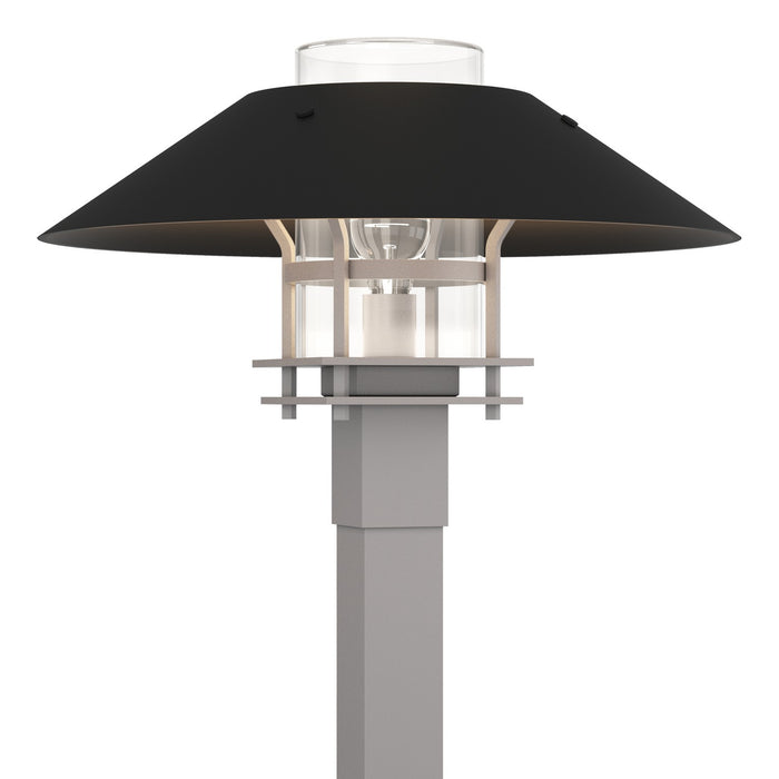 Henry Outdoor Post Light in Coastal Burnished Steel with Coastal Black Accent - 344227-SKT-78-80-ZM0026 by Hubbardton Forge