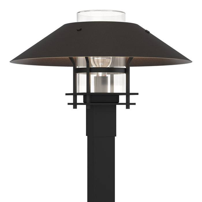 Henry Outdoor Post Light in Coastal Black with Coastal Oil Rubbed Bronze Accent - 344227-SKT-80-14-ZM0026 by Hubbardton Forge