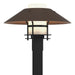 Henry Outdoor Post Light in Coastal Black with Coastal Bronze Accent - 344227-SKT-80-75-GG0026 by Hubbardton Forge