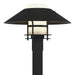 Henry Outdoor Post Light in Coastal Black with Coastal Black Accent - 344227-SKT-80-80-GG0026 by Hubbardton Forge