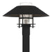 Henry Outdoor Post Light in Coastal Black with Coastal Black Accent - 344227-SKT-80-80-ZM0026 by Hubbardton Forge