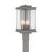 Kingston Outdoor Post Light in Coastal Burnished Steel with Translucent Vintage Platinum Accent - 344840-SKT-78-81-ZM0703 by Hubbardton Forge