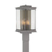 Kingston Outdoor Post Light in Coastal Burnished Steel with Translucent Soft Gold Accent - 344840-SKT-78-83-ZM0703 by Hubbardton Forge