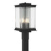 Kingston Outdoor Post Light in Coastal Black with Translucent Vintage Platinum Accent - 344840-SKT-80-81-ZM0703 by Hubbardton Forge