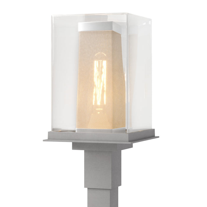 Polaris Outdoor Post Light in Coastal Burnished Steel with Coastal Silver Accent - 344850-SKT-78-72-ZM0084 by Hubbardton Forge