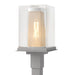 Polaris Outdoor Post Light in Coastal Burnished Steel with Coastal Silver Accent - 344850-SKT-78-72-ZM0084 by Hubbardton Forge