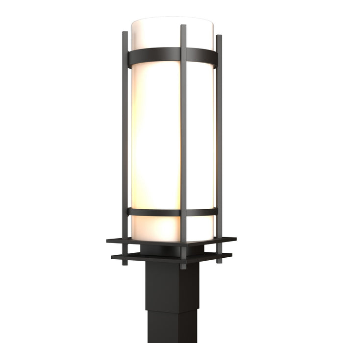 Banded Outdoor Post Light in Coastal Oil Rubbed Bronze - 345895-SKT-14-GG0040 by Hubbardton Forge