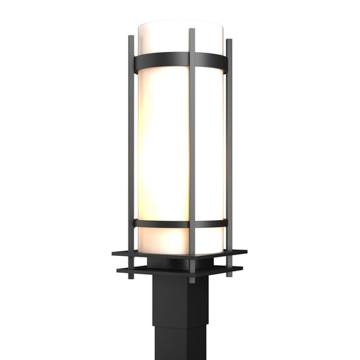 Banded Outdoor Post Light in Coastal Black - 345895-SKT-80-GG0040 by Hubbardton Forge