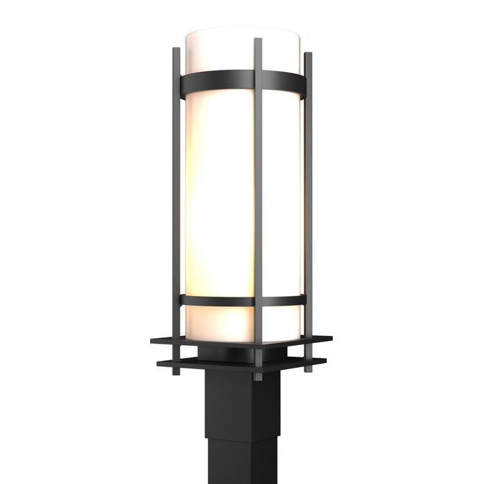 Banded Outdoor Post Light in Coastal Black - 345895-SKT-80-GG0040 by Hubbardton Forge