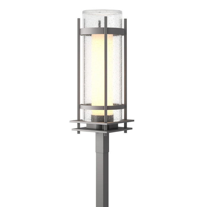 Torch Outdoor Post Light in Coastal Burnished Steel - 345897-SKT-78-ZS0684 by Hubbardton Forge