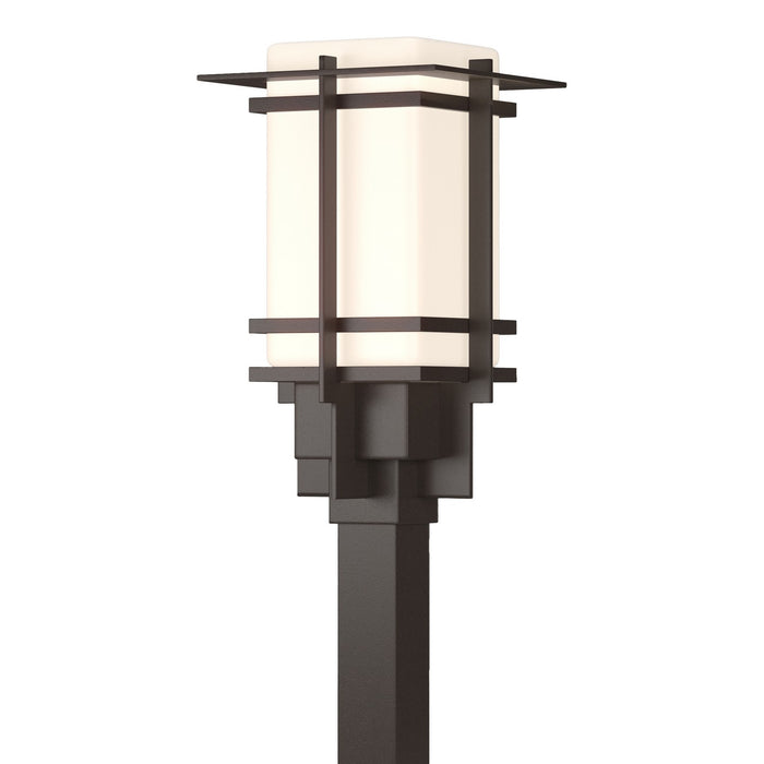 Tourou Outdoor Post Light in Coastal Dark Smoke - 346011-SKT-77-GG0076 by Hubbardton Forge