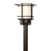 Tourou Large Outdoor Post Light in Coastal Bronze - 346013-SKT-75-GG0084 by Hubbardton Forge