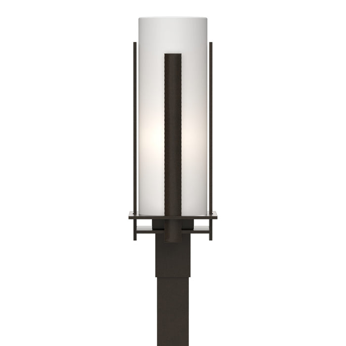 Forged Vertical Bars Outdoor Post Light in Coastal Oil Rubbed Bronze - 347288-SKT-14-GG0040 by Hubbardton Forge