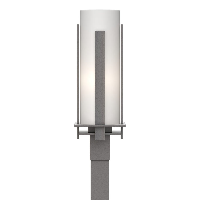 Forged Vertical Bars Outdoor Post Light in Coastal Burnished Steel - 347288-SKT-78-GG0040 by Hubbardton Forge