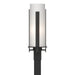 Forged Vertical Bars Outdoor Post Light in Coastal Black - 347288-SKT-80-GG0040 by Hubbardton Forge