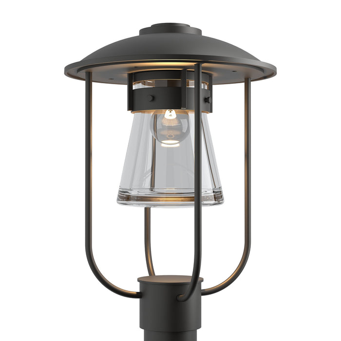 Erlenmeyer Outdoor Post Light in Coastal Oil Rubbed Bronze - 347295-SKT-14-ZM0467 by Hubbardton Forge